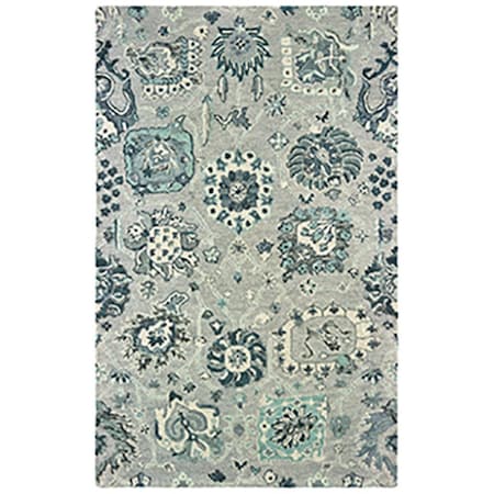 Oriental Weavers 10 x 13 ft. Zahra Rectangular Area Rug Grey Z75508305396ST